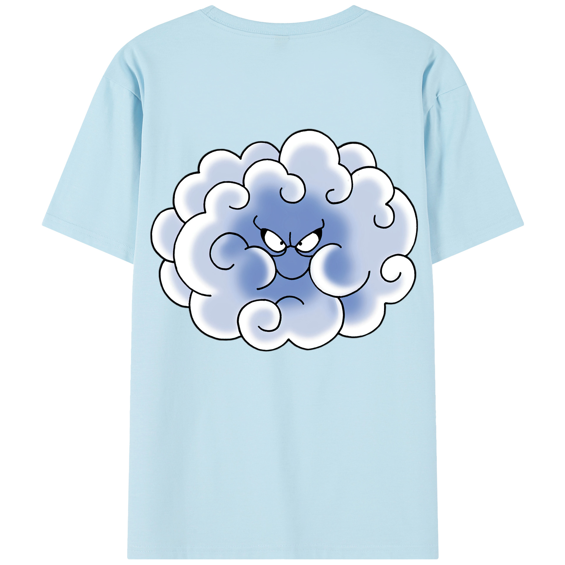 （画像用） ドラゴンクエスト Doragon Kuesuto Dragon Quest 綿100％半袖Tシャツ（背面プリント）